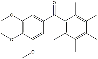 (2,3,4,5,6-pentamethylphenyl)(3,4,5-trimethoxyphenyl)methanone|