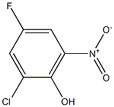 2-chloro-4-fluoro-6-nitrobenzenol Structure