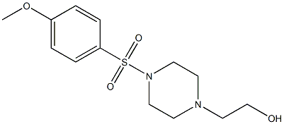 2-{4-[(4-methoxyphenyl)sulfonyl]piperazino}-1-ethanol