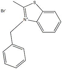 3-benzyl-2-methyl-1,3-benzothiazol-3-ium bromide Struktur