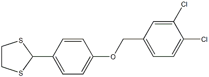 2-{4-[(3,4-dichlorobenzyl)oxy]phenyl}-1,3-dithiolane