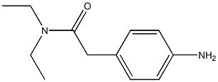 2-(4-aminophenyl)-N,N-diethylacetamide Structure