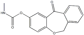 11-oxo-6,11-dihydrodibenzo[b,e]oxepin-2-yl N-methylcarbamate 化学構造式