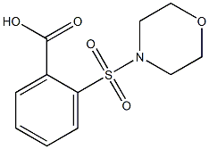 2-(morpholin-4-ylsulfonyl)benzoic acid 结构式