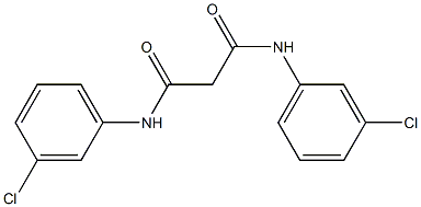 N1,N3-di(3-chlorophenyl)malonamide Structure