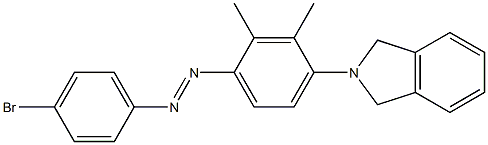  1-(4-bromophenyl)-2-[4-(2,3-dihydro-1H-isoindol-2-yl)-2,3-dimethylphenyl]di az-1-ene