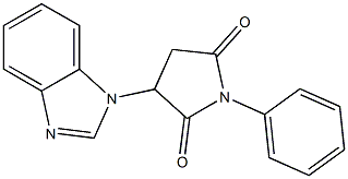 3-(1H-benzo[d]imidazol-1-yl)-1-phenylpyrrolidine-2,5-dione