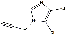 4,5-dichloro-1-(2-propynyl)-1H-imidazole 结构式