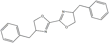 4-benzyl-2-(4-benzyl-4,5-dihydrooxazol-2-yl)-4,5-dihydrooxazole Struktur