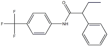 N1-[4-(trifluoromethyl)phenyl]-2-phenylbutanamide 结构式