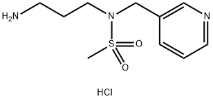 N-(3-aminopropyl)-N-(pyridin-3-ylmethyl)methanesulfonamide dihydrochloride Structure