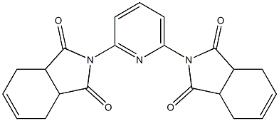 2-[6-(1,3-dioxo-2,3,3a,4,7,7a-hexahydro-1H-isoindol-2-yl)-2-pyridyl]-2,3,3a,4,7,7a-hexahydro-1H-isoindole-1,3-dione Structure