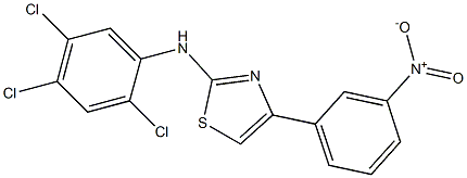 N2-(2,4,5-trichlorophenyl)-4-(3-nitrophenyl)-1,3-thiazol-2-amine