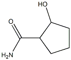 2-hydroxycyclopentane-1-carboxamide 结构式