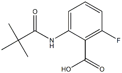 2-[(2,2-dimethylpropanoyl)amino]-6-fluorobenzoic acid|