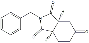 (3aS,7aR)-2-benzyltetrahydro-1H-isoindole-1,3,5(2H,4H)-trione Structure