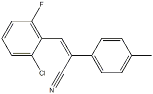 3-(2-chloro-6-fluorophenyl)-2-(4-methylphenyl)acrylonitrile|