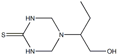 5-[1-(hydroxymethyl)propyl]-1,3,5-triazinane-2-thione Structure