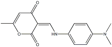 3-{(Z)-[4-(dimethylamino)anilino]methylidene}-6-methyl-2H-pyran-2,4-dione|