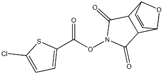  3,5-dioxo-10-oxa-4-azatricyclo[5.2.1.0~2,6~]dec-8-en-4-yl 5-chlorothiophene-2-carboxylate