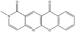 2-methyl-1H-chromeno[2,3-b][1,6]naphthyridine-1,11(2H)-dione Struktur