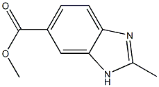 METHYL-2-METHYL-3H-BENZO[D]IMIDAZOLE-5-CARBOXYLATE Struktur