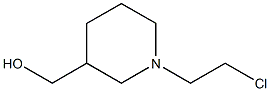 (1-(2-chloroethyl)piperidin-3-yl)methanol,,结构式