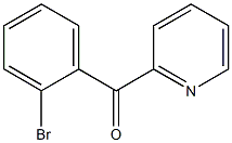 (2-bromophenyl)(pyridin-2-yl)methanone 化学構造式