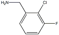 (2-chloro-3-fluorophenyl)methanamine,,结构式