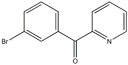 (3-bromophenyl)(pyridin-2-yl)methanone Structure