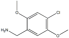 (4-chloro-2,5-dimethoxyphenyl)methanamine 结构式