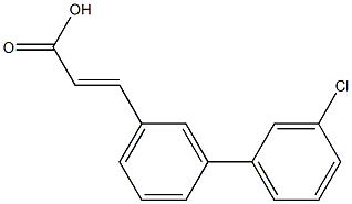 (E)-3-(3-(3-chlorophenyl)phenyl)acrylic acid