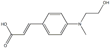 (E)-3-(4-(N-(2-hydroxyethyl)-N-methylamino)phenyl)acrylic acid