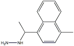 1-(1-(1-methylnaphthalen-4-yl)ethyl)hydrazine Structure