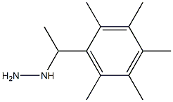 1-(1-(2,3,4,5,6-pentamethylphenyl)ethyl)hydrazine 结构式