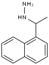 1-(1-(naphthalen-1-yl)ethyl)hydrazine Structure