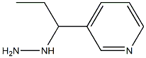 1-(1-(pyridin-3-yl)propyl)hydrazine 结构式