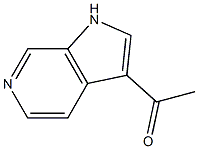 1-(1H-pyrrolo[2,3-c]pyridin-3-yl)ethanone 结构式
