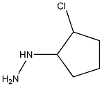 1-(2-chlorocyclopentyl)hydrazine Struktur