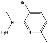 1-(3-bromo-6-methylpyridin-2-yl)-1-methylhydrazine Structure