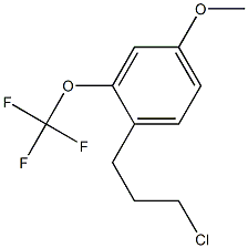 1-(3-chloropropyl)-4-methoxy-2-(trifluoromethoxy)benzene Structure