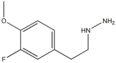 1-(3-fluoro-4-methoxyphenethyl)hydrazine Structure