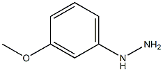 1-(3-methoxyphenyl)hydrazine Struktur