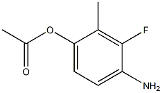 1-(4-Amino-3-fluoro-2-methyl-phenyl)-acetic acid 化学構造式