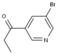 1-(5-bromopyridin-3-yl)propan-1-one Structure