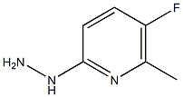 1-(5-fluoro-6-methylpyridin-2-yl)hydrazine Struktur