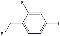 1-(bromomethyl)-2-fluoro-4-iodobenzene,,结构式