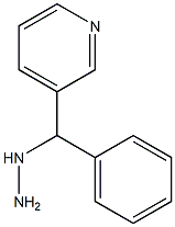 1-(phenyl(pyridin-3-yl)methyl)hydrazine 化学構造式