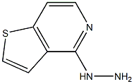 1-(thieno[3,2-c]pyridin-4-yl)hydrazine,,结构式