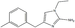 1-ethyl-4-(3-methylbenzyl)-1H-imidazol-2-amine Structure